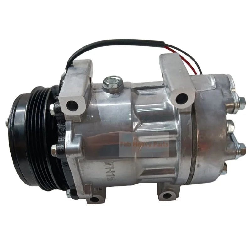 7H15SHD A/C Compressor 87802912 Fits for CASE Tractor PUMA 115 125 140 155 MAXXUM 125 100 110 120 130 115 140 MXU100 MXU110 MXU115 MXU125 - Fab Heavy Parts
