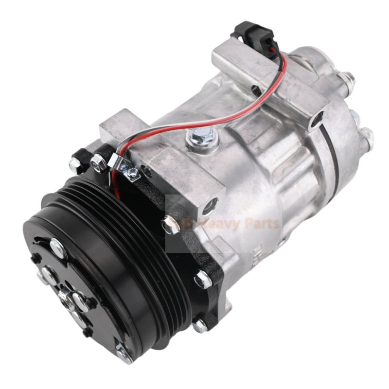 7H15SHD A/C Compressor 87802912 Fits for New Holland Tractor T6050 TS125A T6060 T6070 T6080 T6010 T6020 T6030 TS135A T6040 TS100A - Fab Heavy Parts