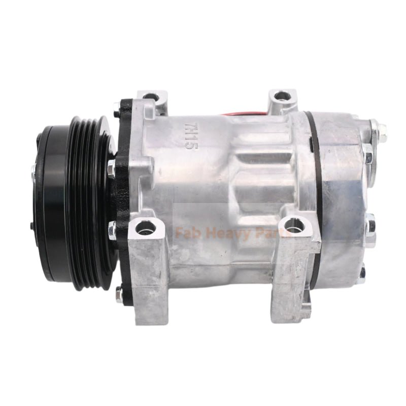 7H15SHD A/C Compressor 87802912 Fits for New Holland Tractor T6050 TS125A T6060 T6070 T6080 T6010 T6020 T6030 TS135A T6040 TS100A - Fab Heavy Parts
