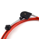 7M, 276" Throttle Cable with Control Handle Fits for CASE Volvo Fits Komatsu JCB CAT JD - Fab Heavy Parts