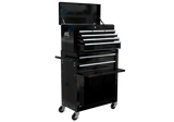 8 - Drawer Tool Storage Cabinet High Capacity Rolling Chest with Wheels and Drawers Black - Fab Heavy Parts
