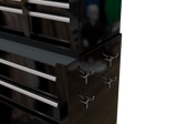 8 - Drawer Tool Storage Cabinet High Capacity Rolling Chest with Wheels and Drawers Black - Fab Heavy Parts