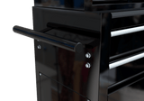 8 - Drawer Tool Storage Cabinet High Capacity Rolling Chest with Wheels and Drawers Black - Fab Heavy Parts