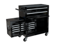 8 - Drawer Tool Storage Cabinet High Capacity Rolling Chest with Wheels and Drawers Black - Fab Heavy Parts