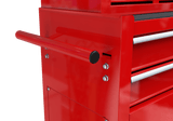 8 - Drawer Tool Storage Cabinet High Capacity Rolling Chest with Wheels and Drawers Red - Fab Heavy Parts