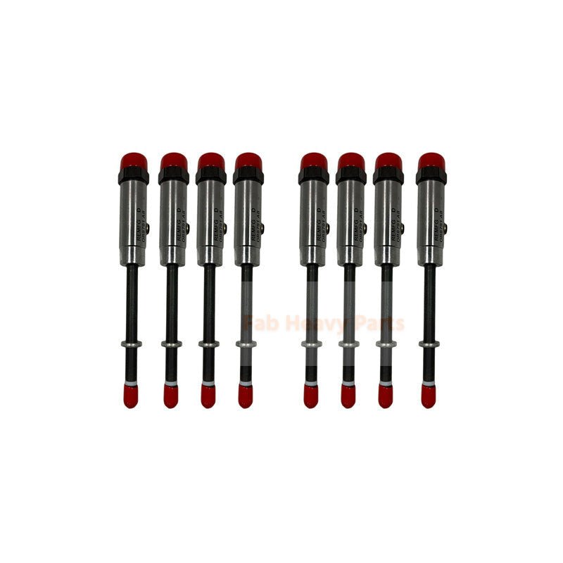 8 Piece Fuel Injector 4W - 7020 Fits for Caterpillar CAT Engine 3412 3412B 3412C 3408B 3408C 3408 Generator SR4 - Fab Heavy Parts