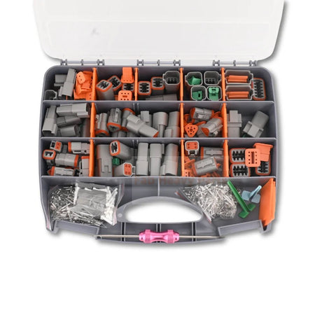800 Piece Deutsch DT Connector Kit Stamped for 14 16 18 20 GA. WIRE - Fab Heavy Parts