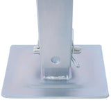 8,000 lbs. Top Wind Weld on Square Tube Drop Leg Jack - Fab Heavy Parts