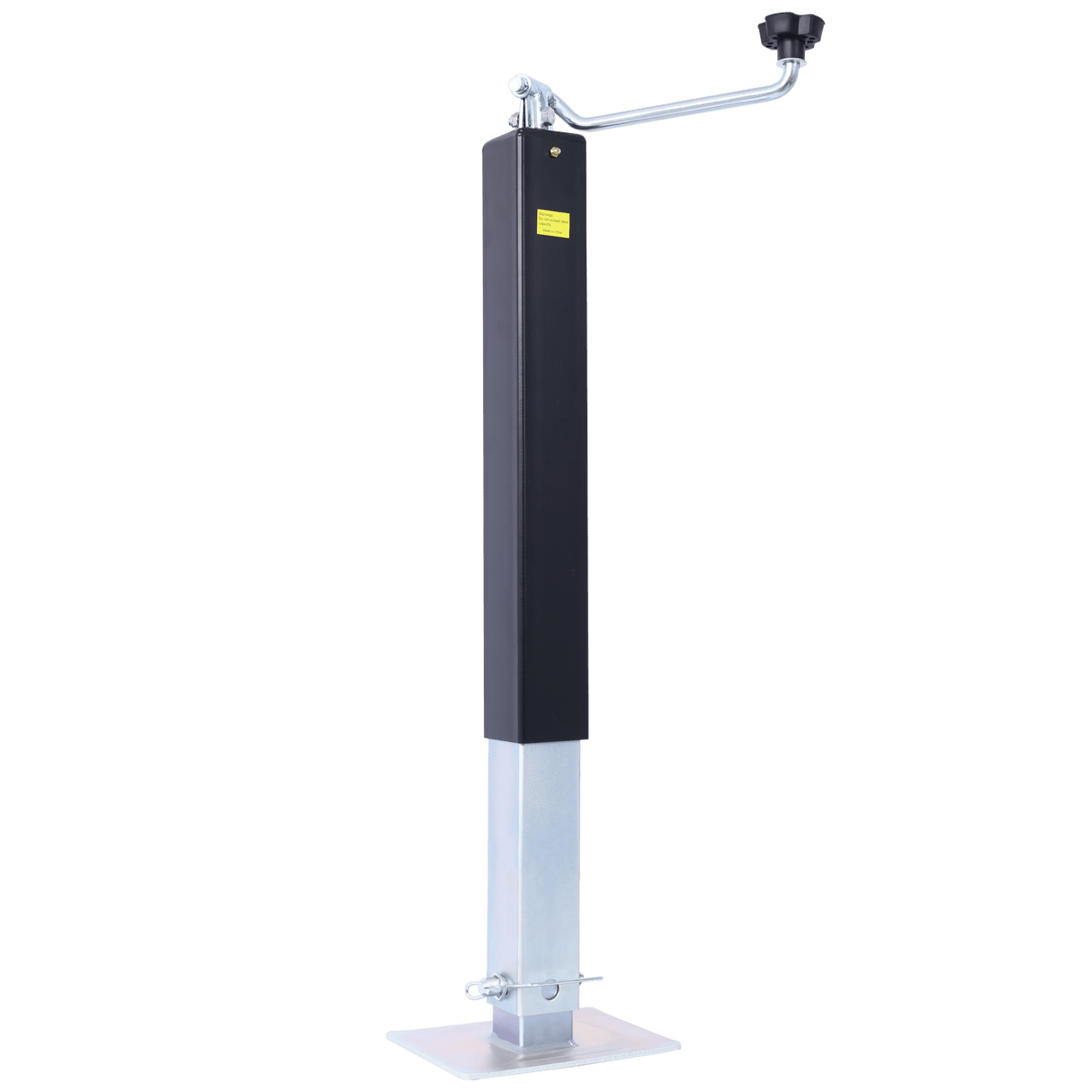 8,000 lbs. Top Wind Weld on Square Tube Drop Leg Jack - Fab Heavy Parts