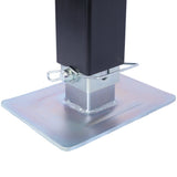 8,000 lbs. Top Wind Weld on Square Tube Drop Leg Jack - Fab Heavy Parts