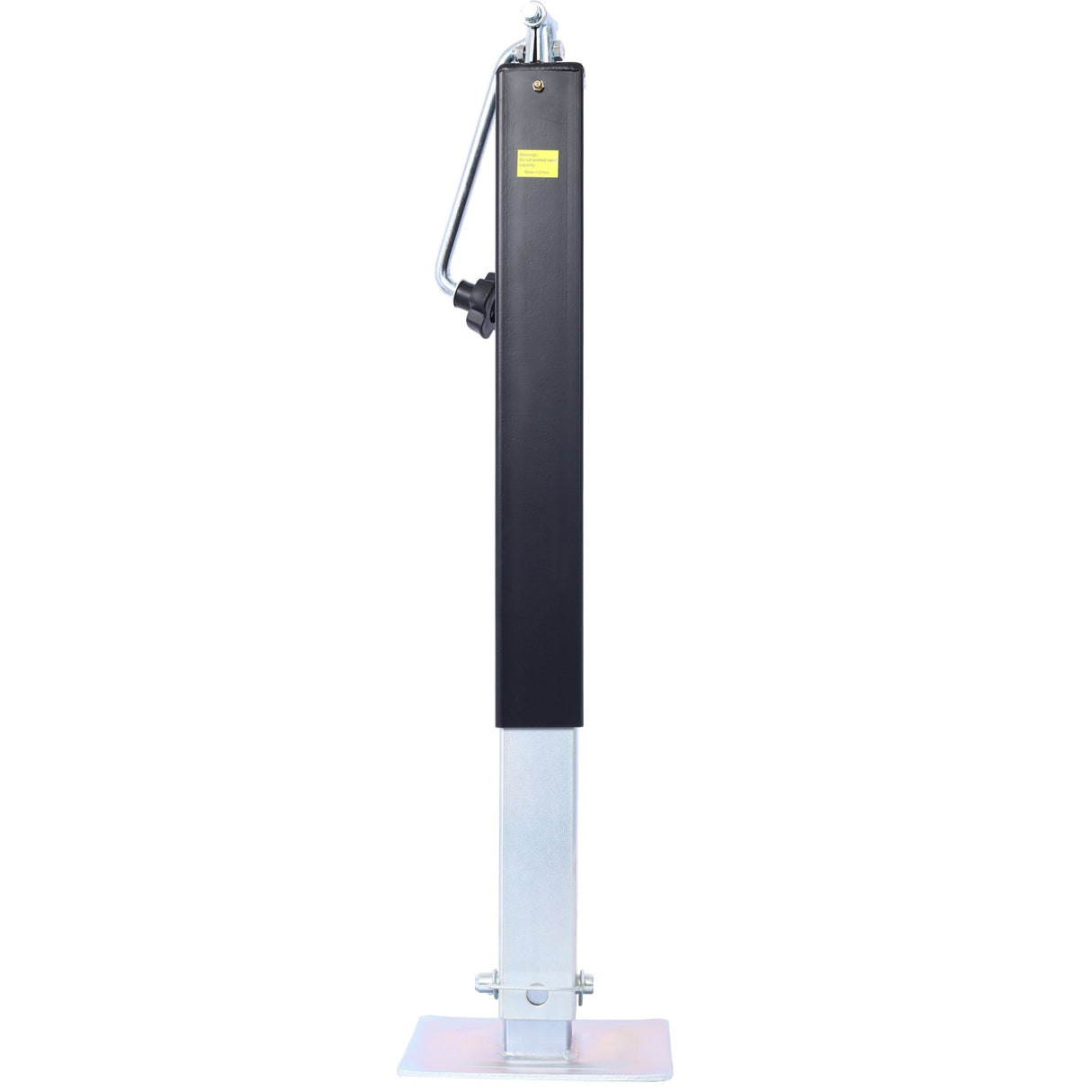 8,000 lbs. Top Wind Weld on Square Tube Drop Leg Jack - Fab Heavy Parts