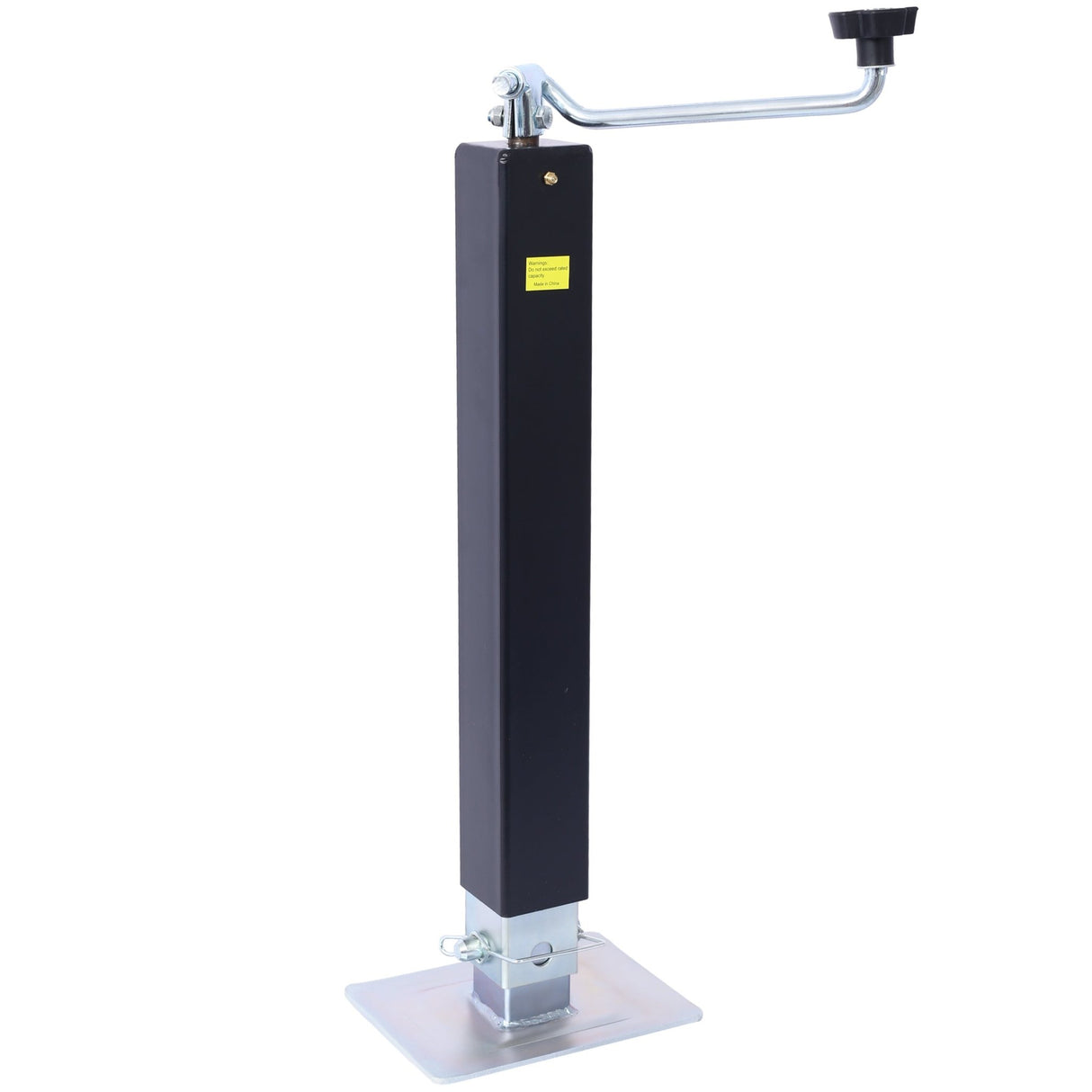 8,000 lbs. Top Wind Weld on Square Tube Drop Leg Jack - Fab Heavy Parts