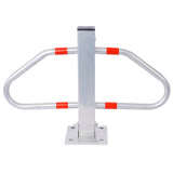 Bollard Pole Barrier with Lock--Gray