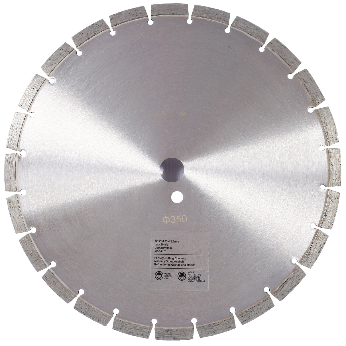 52cc 2 Stroke Gas Powered Concrete Cut Off Saw Gasoline Grinder with blade EPA Approved