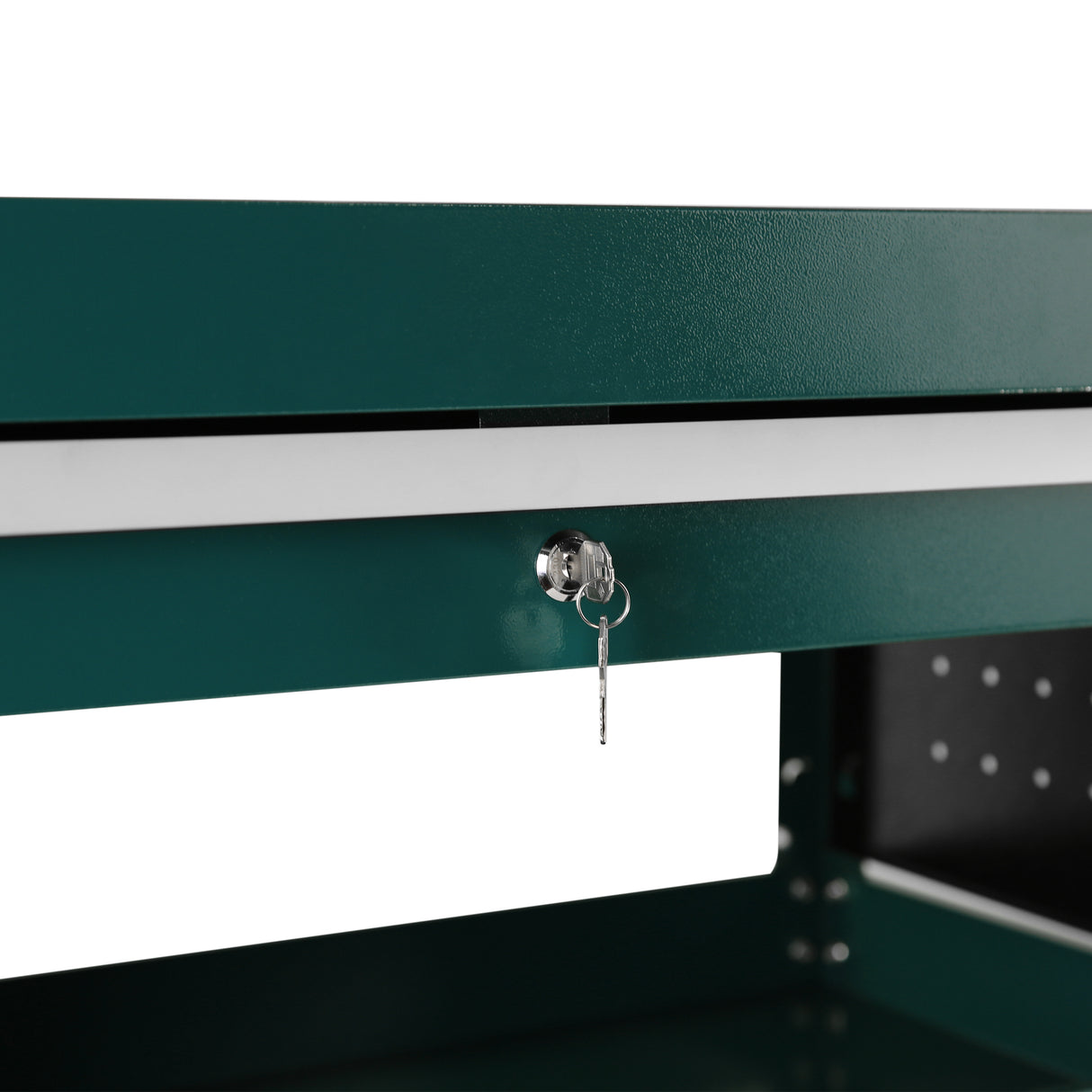 3ティアローリングツールカートストレージ引き出し付きヘビーデューティユーティリティオーガナイザー - グリーン