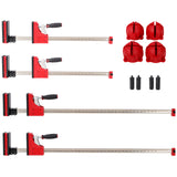 12PCS Parallel Clamp Kits 24' Clamp(2pcs)+40' Clamp(2pcs)+Bench Dogs(4pcs)+Framing Blocks(4pcs)
