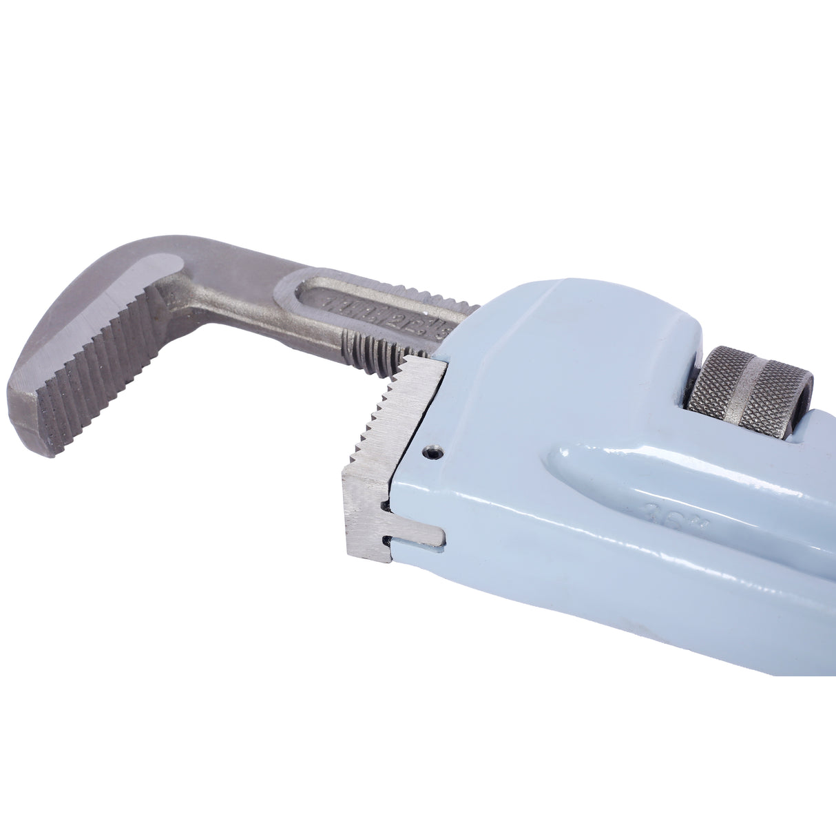 36 inch Aluminum Straight Pipe Wrench Heavy Duty Plumbers Easy to Carry Hangable Design