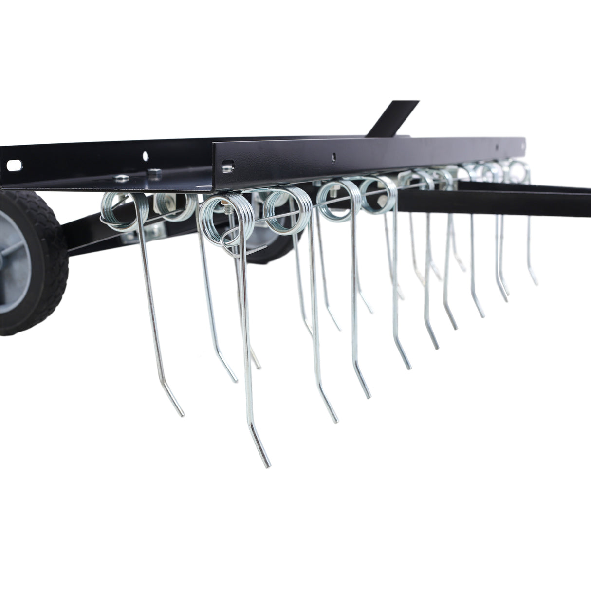 40-Inch Lawn Sweeper Tow Behind Dethatcher--Black