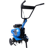 Gas-Powered 4-Cycle 2-in-1 Tiller and Cultivator 78.5cc with Handle 18IN Till Width EPA Complaint