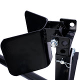 Motorcycle Front Tire Motorbike Chock for 17"-21" Wheels Locking Adjusting Stand--Black