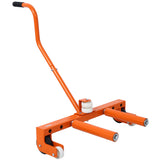 Heavy Duty Adjustable Tire Wheel Dolly 330 Lbs Capacity--Orange