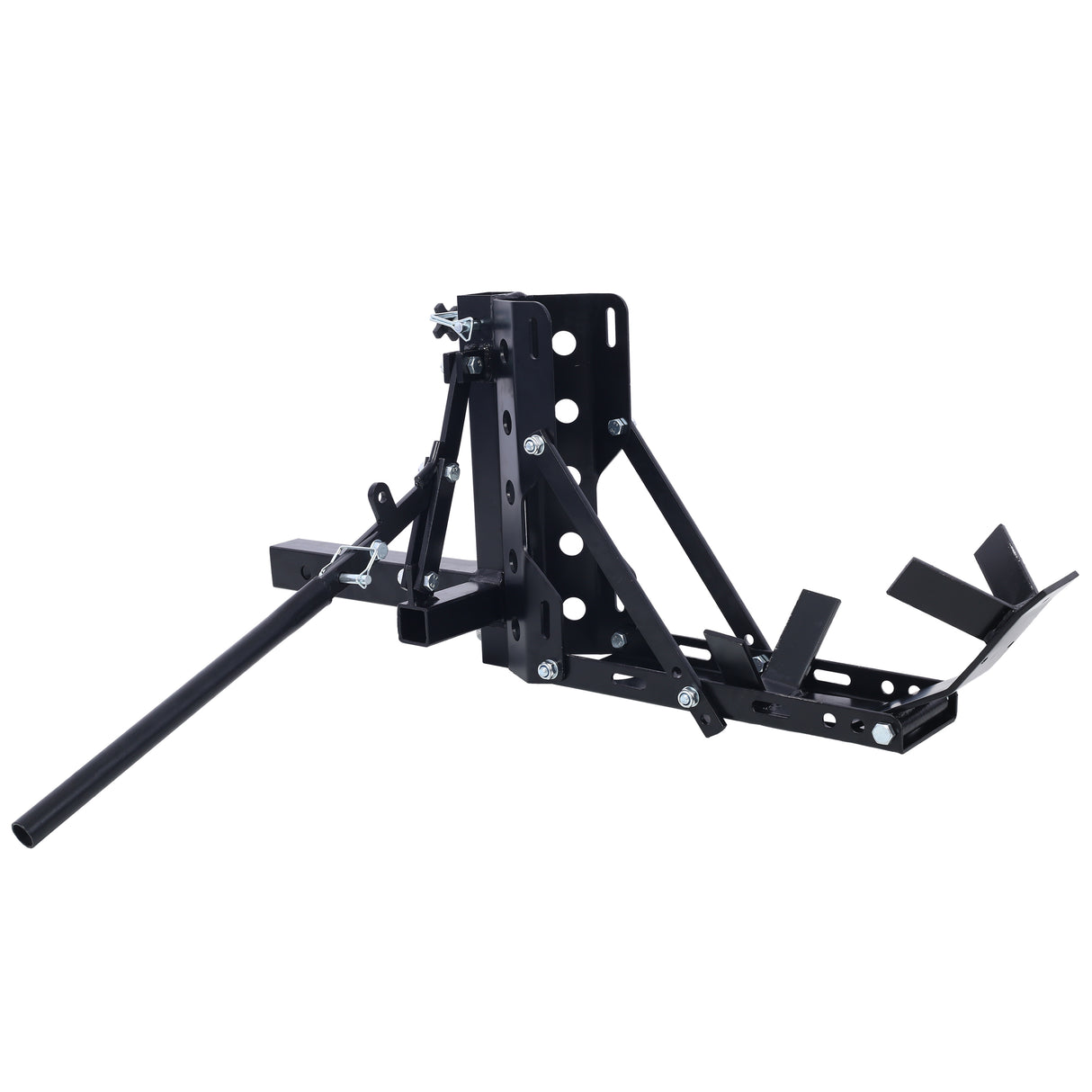 800LBS Motorcycle Trailer Hitch Scooter Hauler Mount Rack 2" Tow Carrier Receiver Heavy Duty Steel