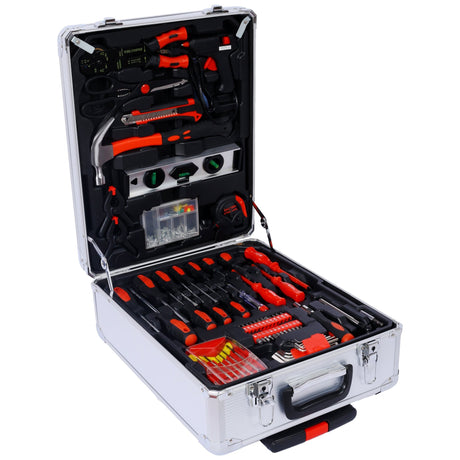 899pcs Home Repair Tool Set Kit Toolbox Storage Case with 4 Drawers General Household Tool Kit with Rolling Tool Box - Fab Heavy Parts
