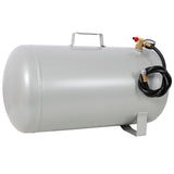 Portable 11 Gallon Aluminum Air Tank Lightweight Durable Air Compressor Tank with Pressure Gauge Safety Valve and 47 Inch Hose