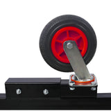 2-in-1 Heavy Duty 1,500lbs Trailer Dolly Load Capacity Mover 2" Hitch Ball 24''-35.4'' Adjustable Height RV Boat--Black Red