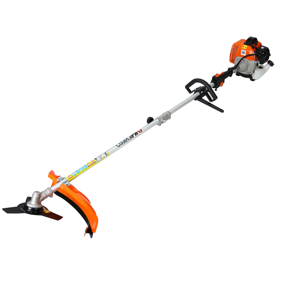 8 in 1 Multi-Functional Trimming 56CC 2-Cycle Garden Tool System with Gas Pole Saw Hedge Trimmer Grass Trimmer and Brush Cutter EPA Compliant