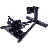 Motorcycle Front Tire Motorbike Chock for 17"-21" Wheels Locking Adjusting Stand--Black