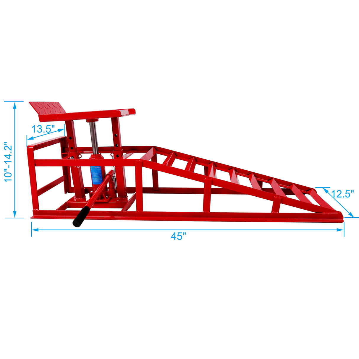 2 pack ramps itinaas garahe hydraulic black 5 ton automotive pagkumpuni frame-Red