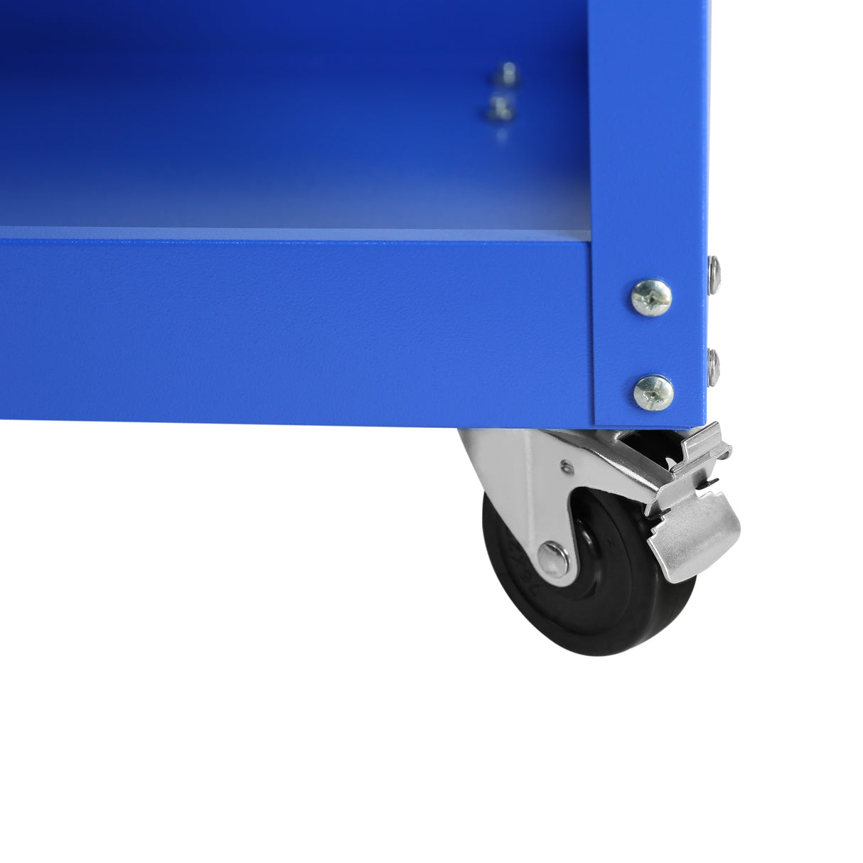 1-Drawer Utility Rolling Cart Tool Heavy Duty with Wheels and Locking System--Blue