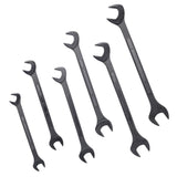 6 PCS SAE Jumbo Combination Angle Wrench Set Extra Large Black-Oxide Jumbo Combo Angle Wrench Set 1-3/8“ - 2” with Pouch