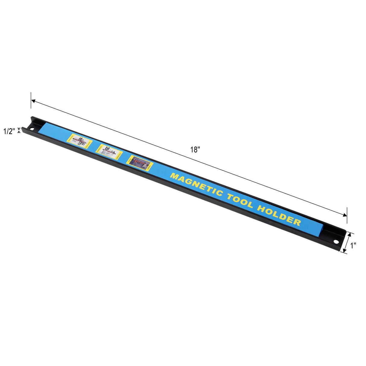 8Pack 18inch Heavy Duty Magnet Tool Bar Magnetic Tool Holder Strip - Fab Heavy Parts