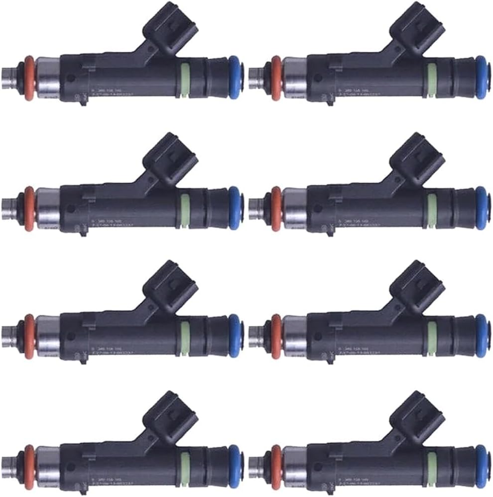 8PCS 280cc Fuel Injector Nozzle 12609192 0280158165 Fits for Marine 4.3L 5.0L 5.7L 6.2L MerCruiser For Volvo Penta 4.3 5.7L MPI - Fab Heavy Parts