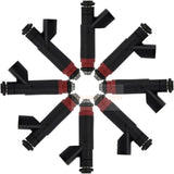 8PCS Fuel Injectors 53032145AA RL032145AA Fits for Jeep 2001-2004 Grand Cherokee for Dodge 2002-2003 Ram 1500, 2001-2003 Durango/Dakota, 4.7L