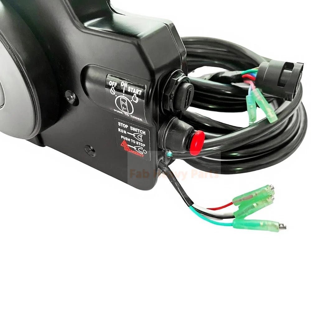 8Pins 5M Remote Control Box No Trim Switch & Key 3GFQ845001 Fits for Tohatsu Outboard - Fab Heavy Parts