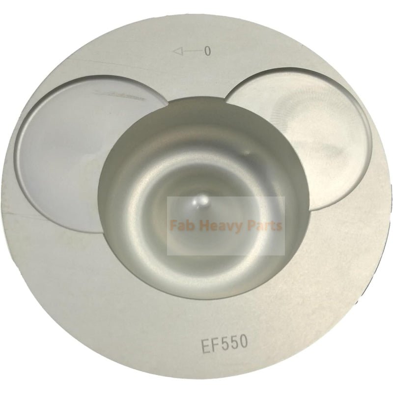 8X Piston with Pin and Clips L 13216 - 1560 / R 13226 - 1140 Fits For Hino Engine EF550 - Fab Heavy Parts