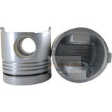 8x zuiger met pin en clips r 13226-1200 L 13216-2050 fits voor Hino-motor F17D