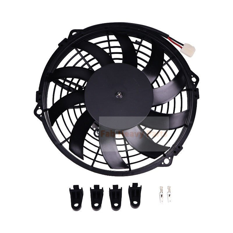 9" Low Profile Electric Fan 30100381 VA07-AP12/C-31S - Fab Heavy Parts