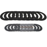 9 Pcs Clutch Plates & Disc AT179473 T158801 Fits For John Deere 310E 410E 410G 315SJ