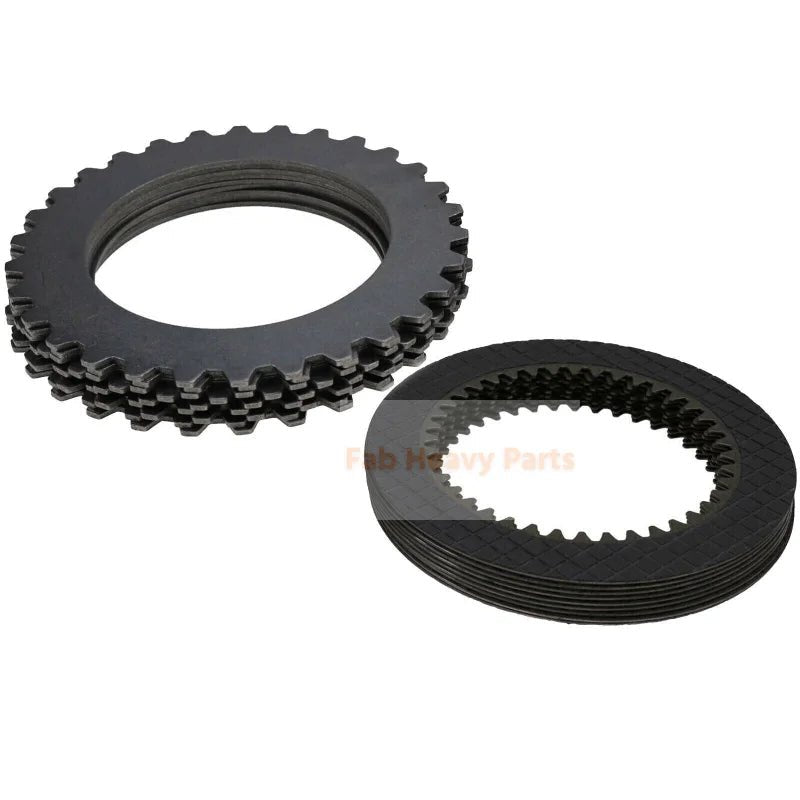 9 Pcs Clutch Plates & Disc AT179473 T158801 Fits For John Deere 310E 410E 410G 315SJ - Fab Heavy Parts