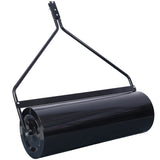 Durable Iron Lawn Roller 26Gal 220 lb Capacity 40' Width ATV Tow-behind--Black