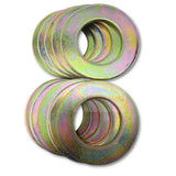 90*160*5mm Steel Large Bucket Shim Washer Spacer Kit for Excavator Loader Digger - Pack of 10 - Fab Heavy Parts