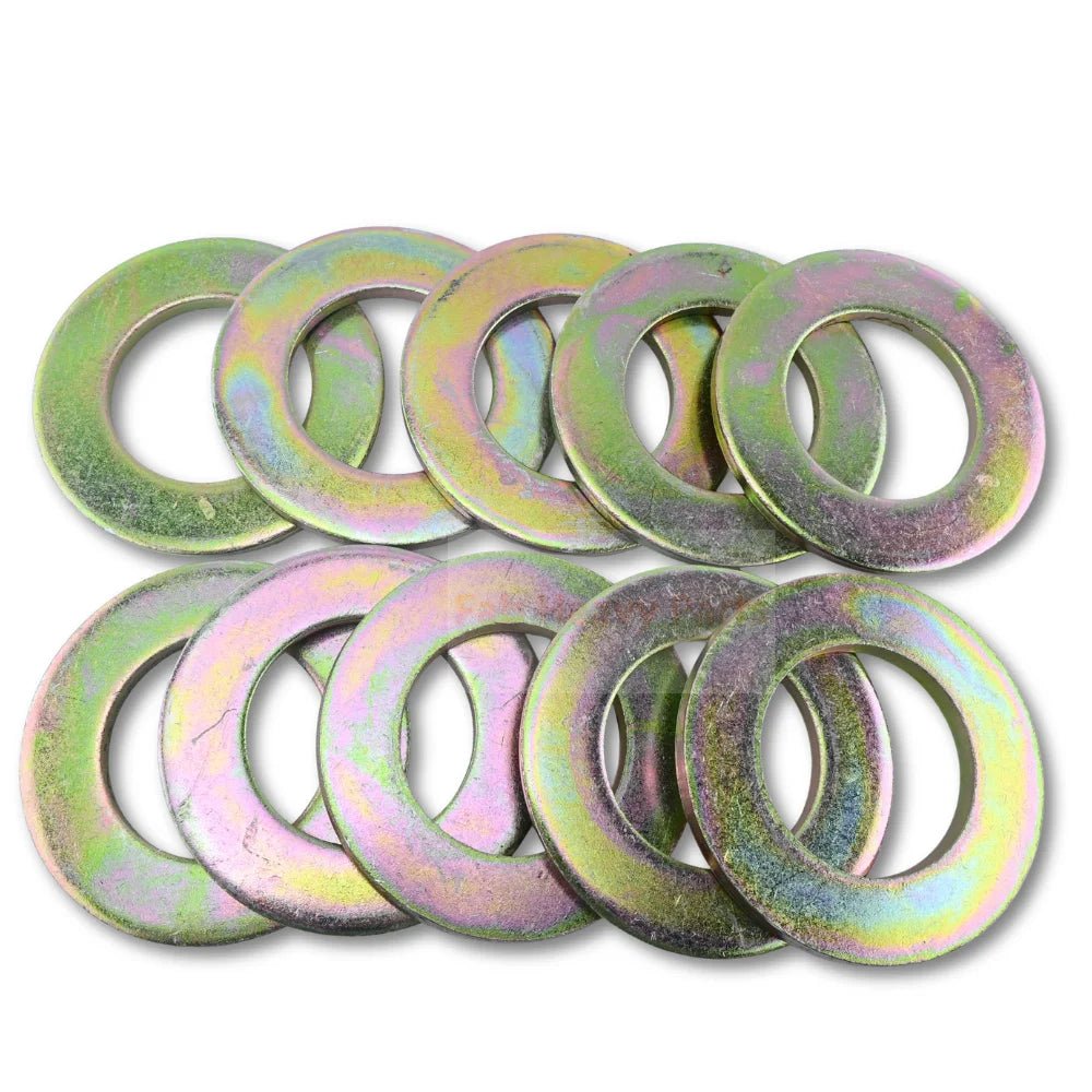 90*160*5mm Steel Large Bucket Shim Washer Spacer Kit for Excavator Loader Digger - Pack of 10 - Fab Heavy Parts
