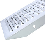 Paquete de 2 66" Rampas de carga con capacidad de 960 lb (plata)