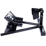 Motorcycle Front Tire Motorbike Chock for 17"-21" Wheels Locking Adjusting Stand--Black