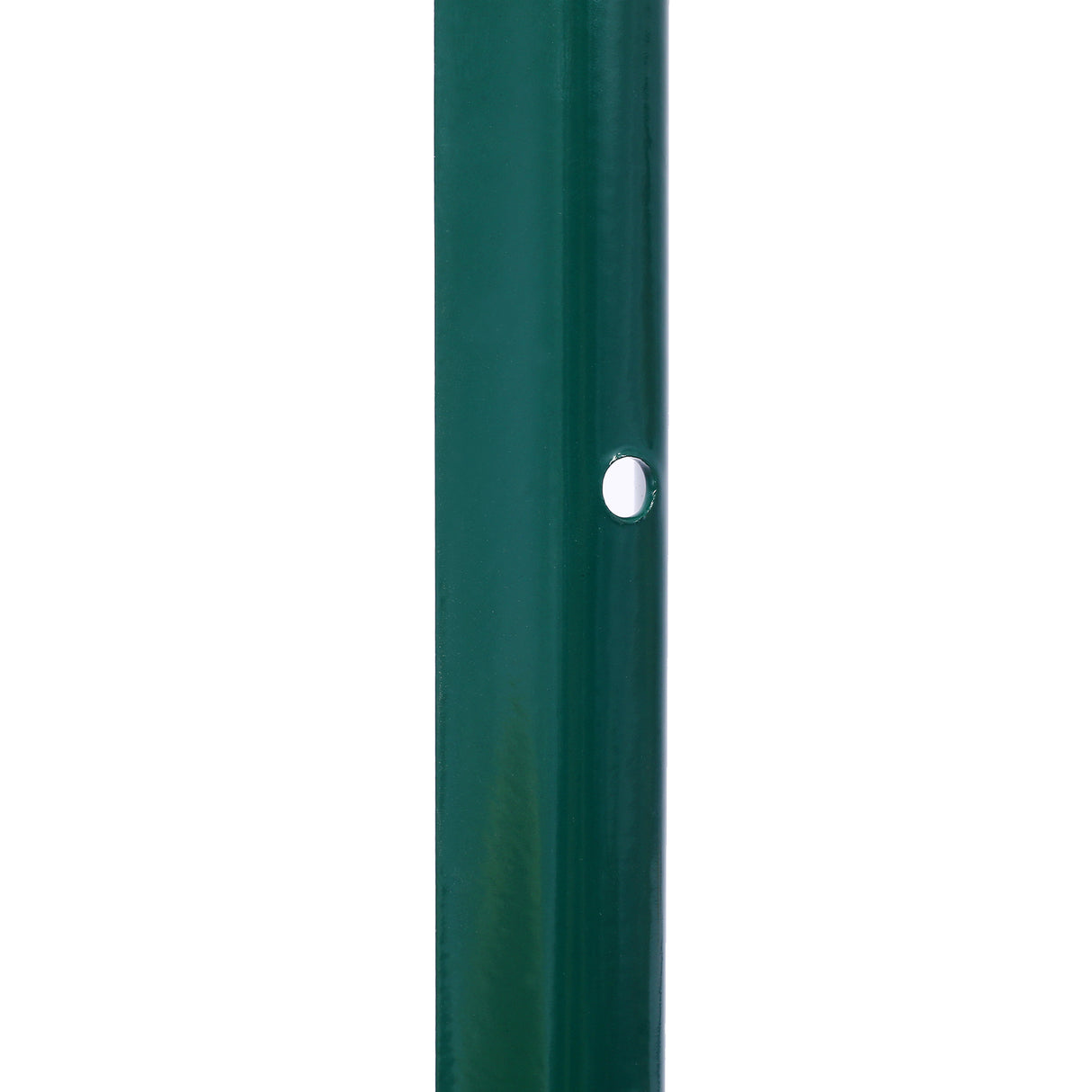 3Feet 10Pack Heavy Duty Metal Fence Post with U-Channel Steel U-Post for Holding Garden Wire Corner Anchor--Green