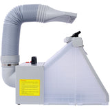 Portable Airbrush Spray Booth Kit Includes 3 Led Lights 4 Airbrush Holders and 1 Paint Holder